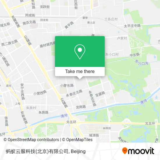 蚂蚁云服科技(北京)有限公司 map