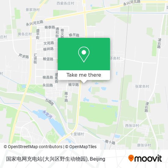 国家电网充电站(大兴区野生动物园) map