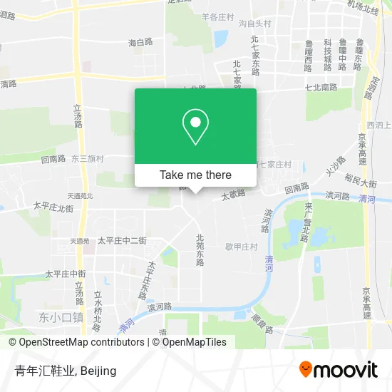 青年汇鞋业 map