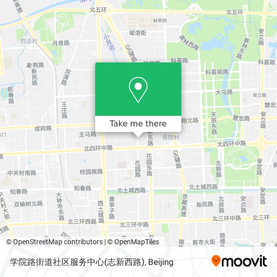 学院路街道社区服务中心(志新西路) map