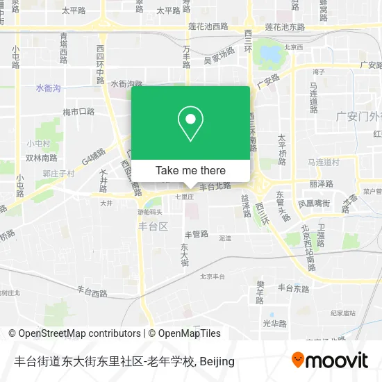 丰台街道东大街东里社区-老年学校 map