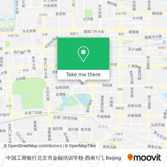 中国工商银行北京市金融培训学校-西南1门 map