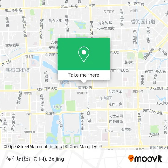停车场(板厂胡同) map
