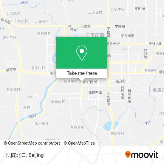 法院北口 map