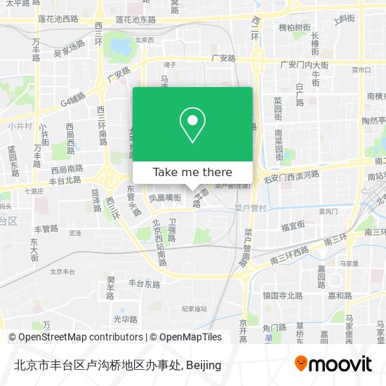 北京市丰台区卢沟桥地区办事处 map