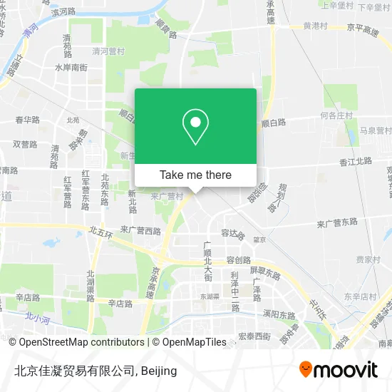 北京佳凝贸易有限公司 map