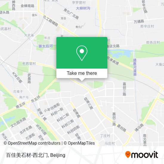 百佳美石材-西北门 map
