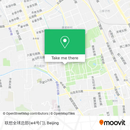 联想全球总部(w4号门) map