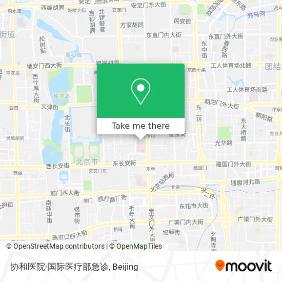 协和医院-国际医疗部急诊 map