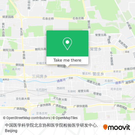 中国医学科学院北京协和医学院检验医学研发中心 map