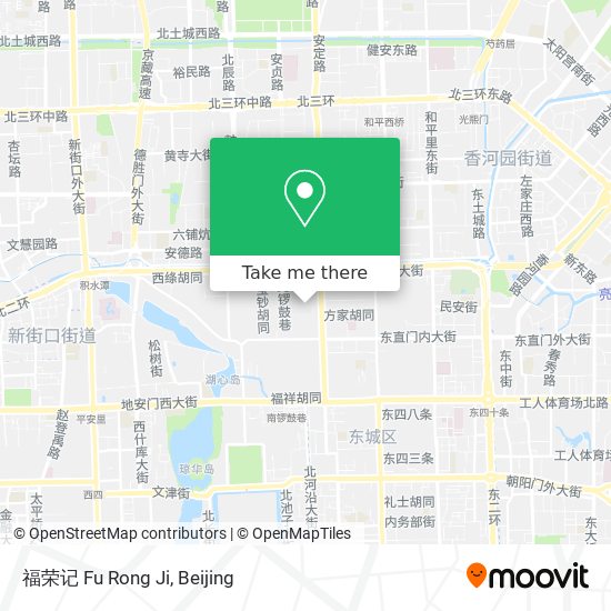 福荣记 Fu Rong Ji map