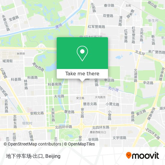地下停车场-出口 map