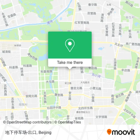 地下停车场-出口 map