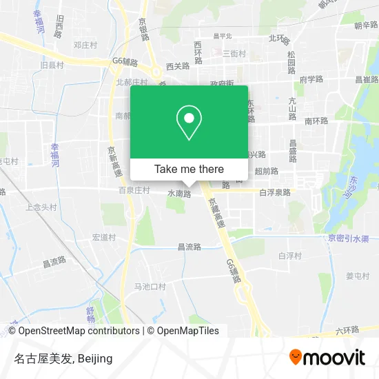 名古屋美发 map