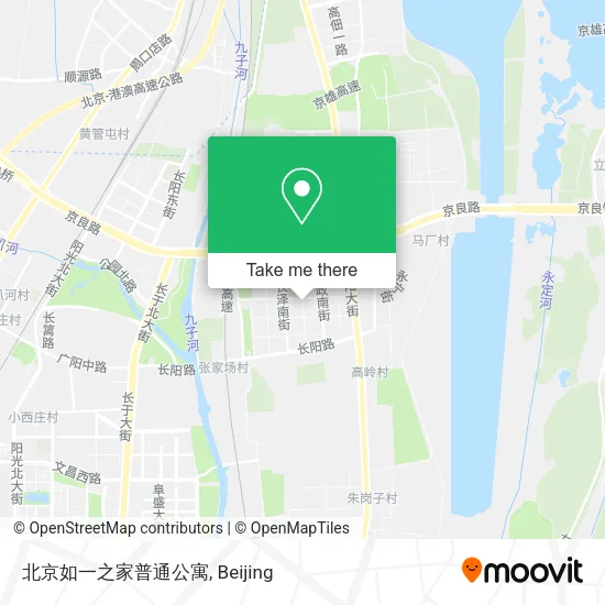 北京如一之家普通公寓 map