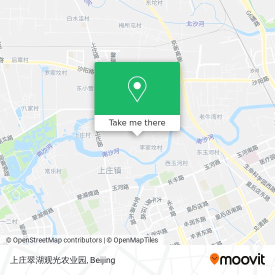 上庄翠湖观光农业园 map