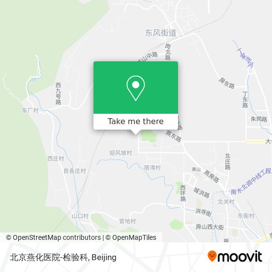 北京燕化医院-检验科 map