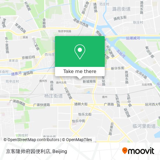 京客隆帅府园便利店 map