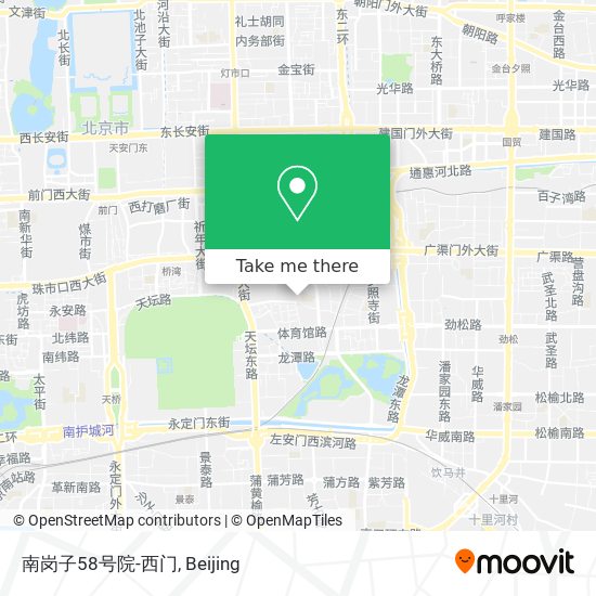 南岗子58号院-西门 map