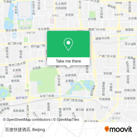 百捷快捷酒店 map