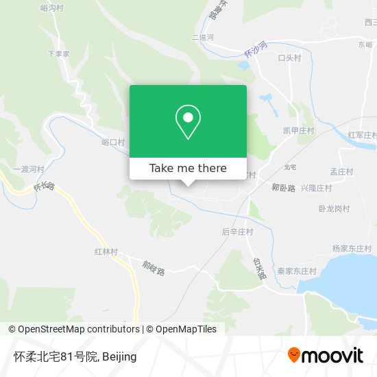 怀柔北宅81号院 map
