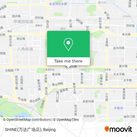 SHINE(万达广场店) map