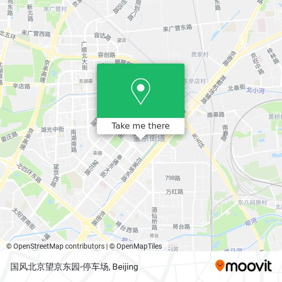国风北京望京东园-停车场 map