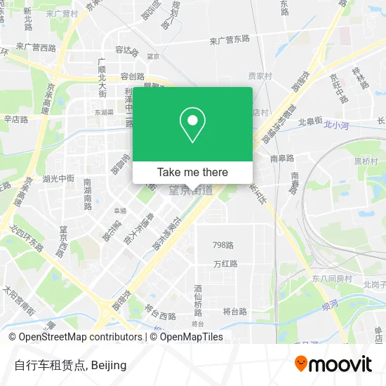 自行车租赁点 map