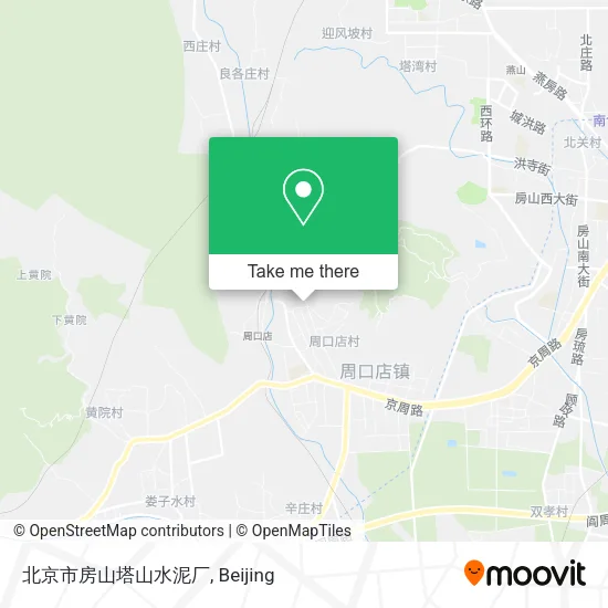 北京市房山塔山水泥厂 map