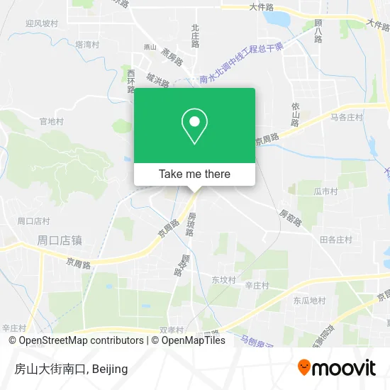 房山大街南口 map