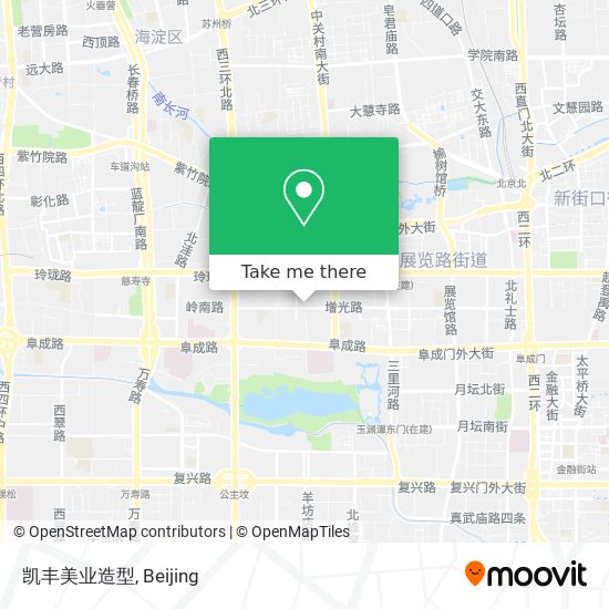 凯丰美业造型 map