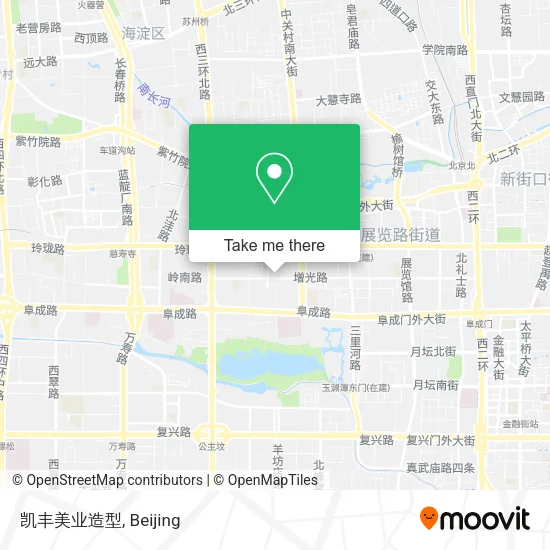 凯丰美业造型 map