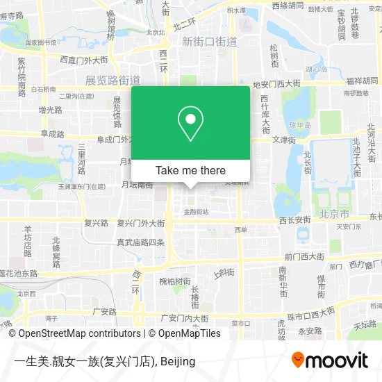 一生美.靓女一族(复兴门店) map