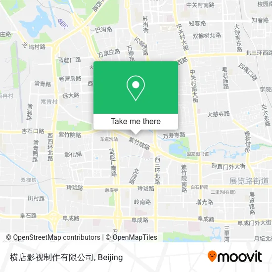 横店影视制作有限公司 map