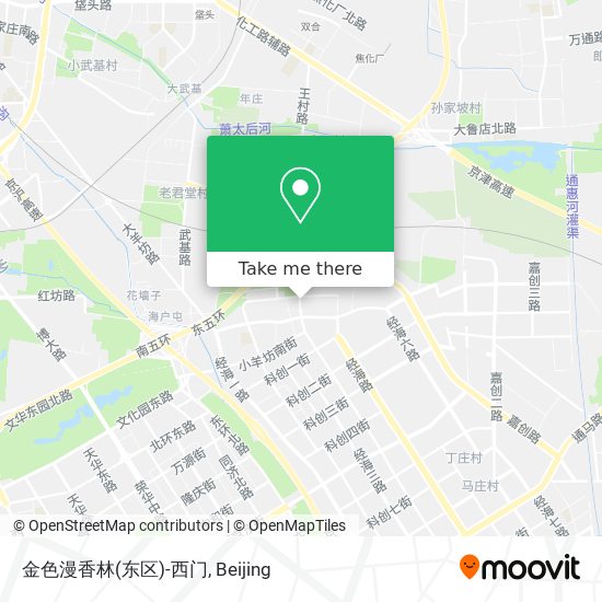 金色漫香林(东区)-西门 map
