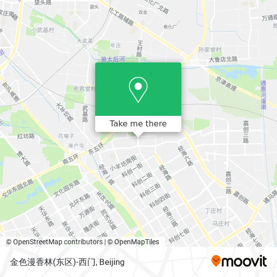 金色漫香林(东区)-西门 map