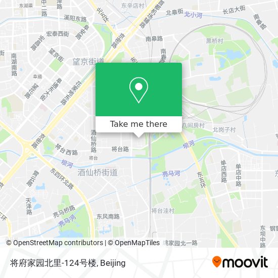 将府家园北里-124号楼 map
