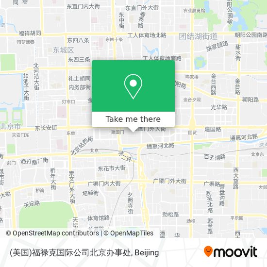 (美国)福禄克国际公司北京办事处 map