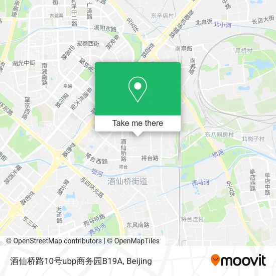 酒仙桥路10号ubp商务园B19A map