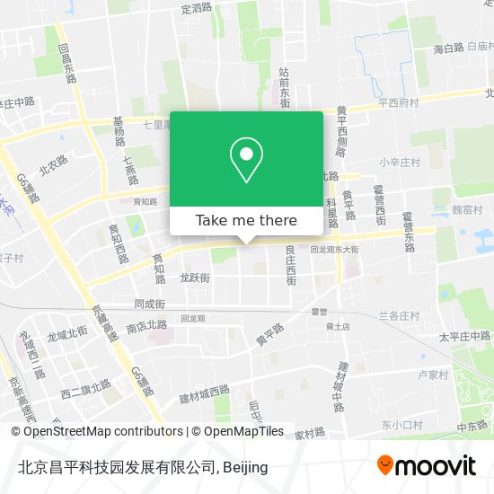北京昌平科技园发展有限公司 map