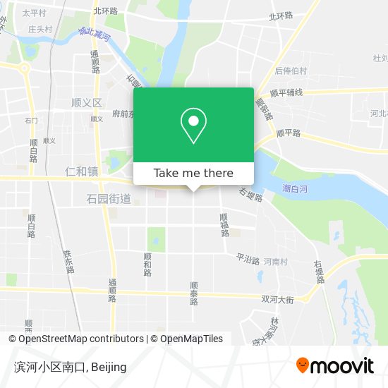 滨河小区南口 map
