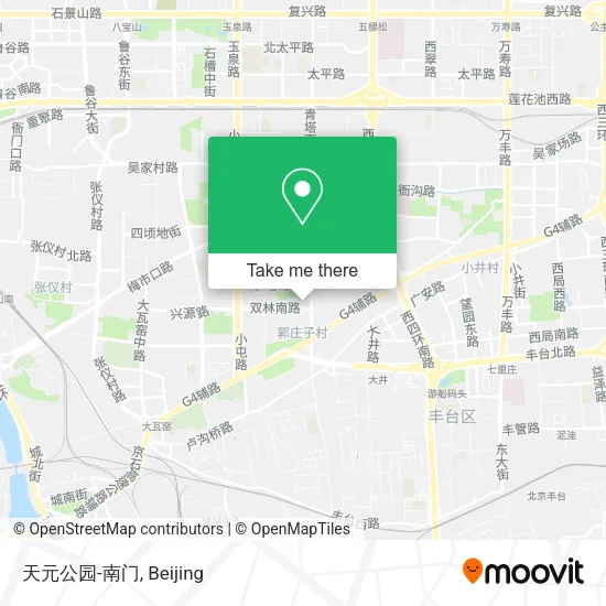 天元公园-南门 map
