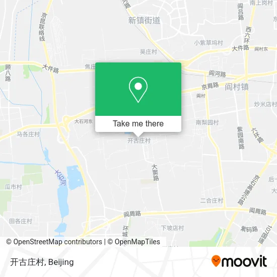 开古庄村 map
