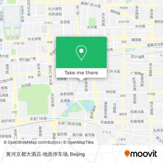 黄河京都大酒店-地面停车场 map