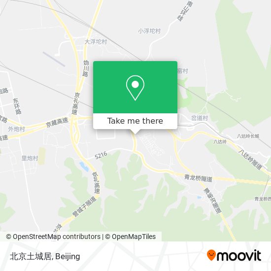 北京土城居 map