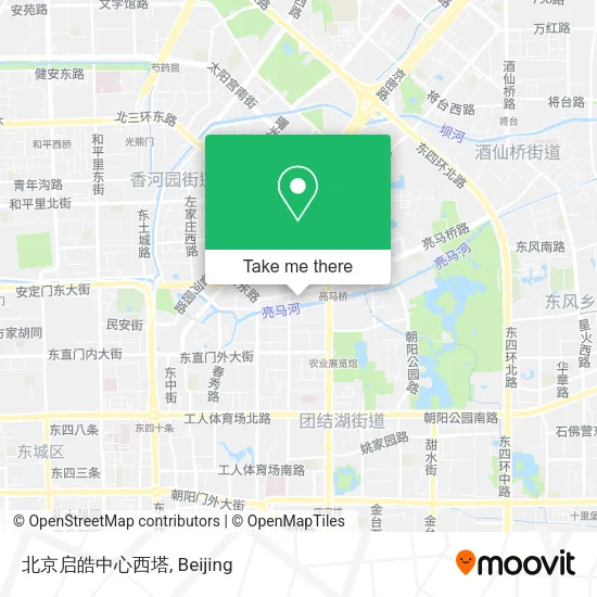 北京启皓中心西塔 map