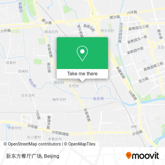 新东方餐厅广场 map