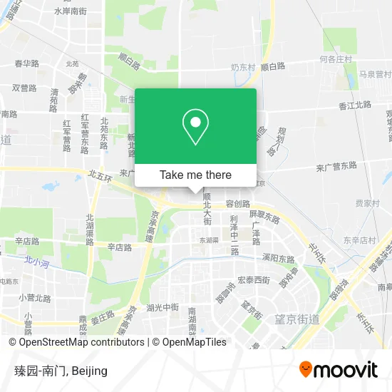 臻园-南门 map