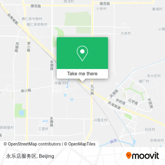 永乐店服务区 map