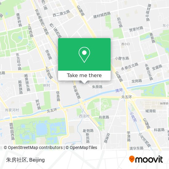 朱房社区 map